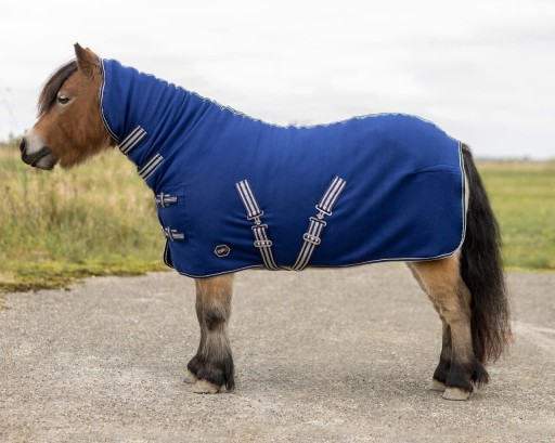 QHP Derka polarowa z kapturem SHETLAND Blue (R: 90)