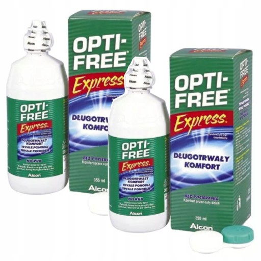 Opti Free plyn do soczewek 2 x 355ml + 2 pojemniki