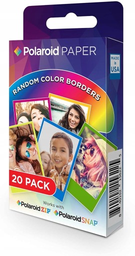 Wkład Polaroid Paper Random Color Borders 20 Pack