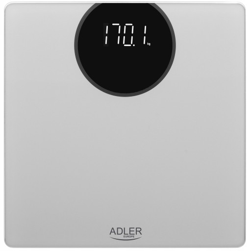 WAGA LAZIENKOWA SZKLANA DO 180 KG ADLER AD8175