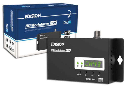 Modulator HDMI Cyfrowy DVB-T Edision Mini Hollex