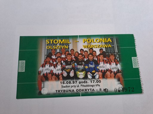 STOMIL OLSZTYN - POLONIA WARSZAWA 16-08-1997