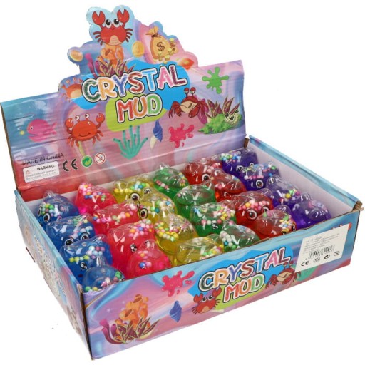 MINI GLUTEK SLIME Z POSYPKĄ ZWIERZATKA MIX 24SZT