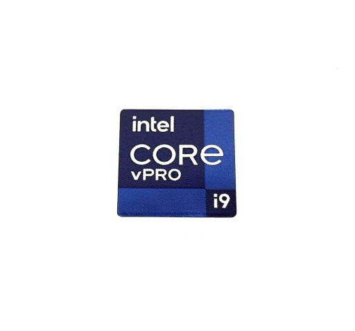 Naklejka INTEL CORE i9 vPRO 14x14mm [393]
