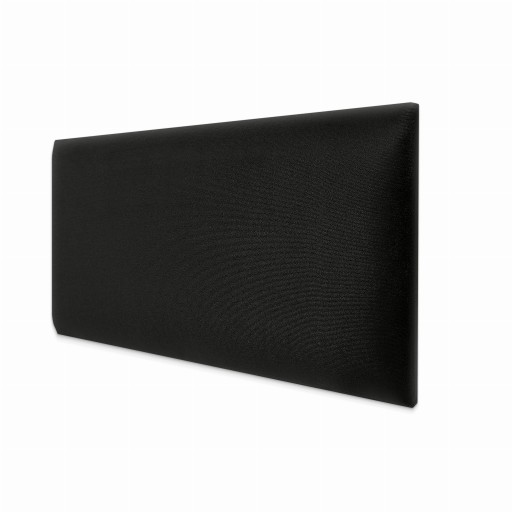 Panel Tapicerowany Czarny 100 x 20 cm