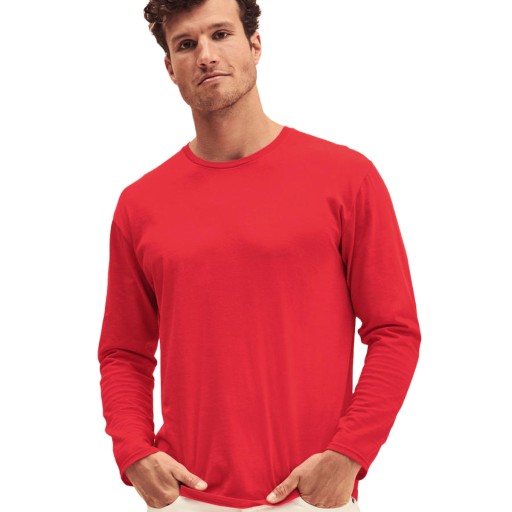 KOSZULKA Z DŁUGIM RĘKAWEM FRUIT ICONIC red 3XL