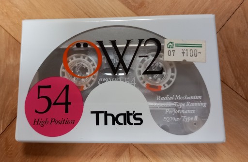 THATS OW- 2 54 KASETA MAGNETOFONOWA