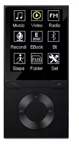 Odtwarzacz MP4 16GB z Bluetooth CZARNY