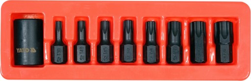 ZESTAW UDAROWYCH KLUCZY TRZPIENIOWYCH TORX 1/2'