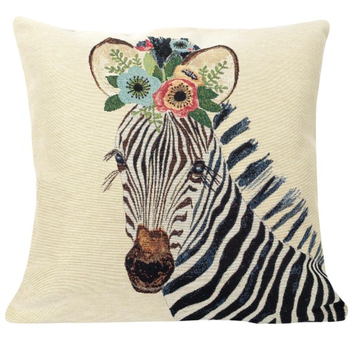 Poszewka ozdobna na poduszkę Zebra