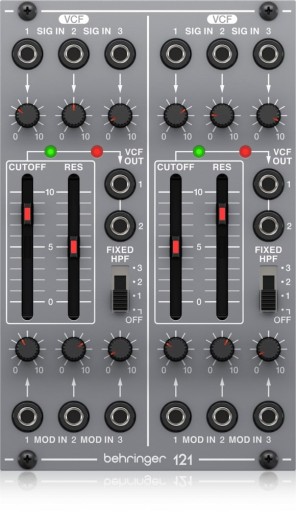 Behringer 121 DUAL VCF - moduł syntezatatora modularnego