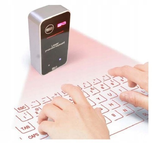 PC klawiatura laserowa Bluetooth Smartphona DOSGRA