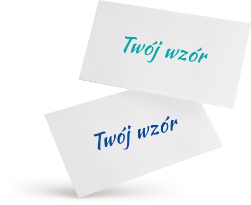Wizytówki 50 szt. z projektu klienta