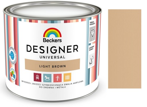 EMALIA BECKERS DESIGNER UNIVERSAL LIGHT BROWN 0.5L