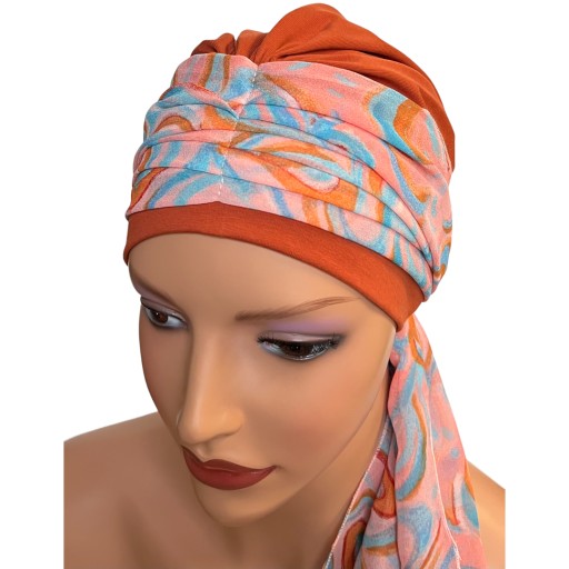 Turban Wera 056-312 bawełna chusta także po chemioterapii r.uniwersalny
