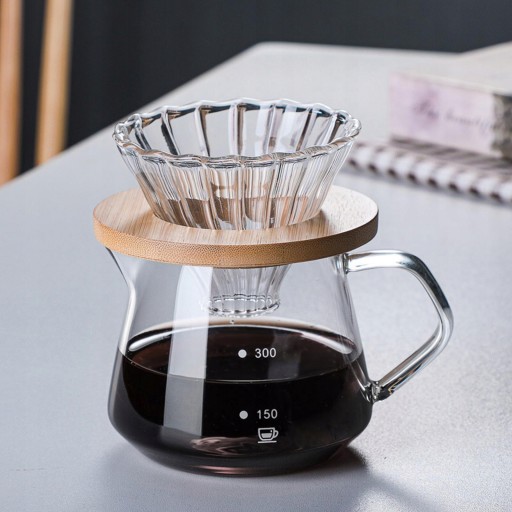Kawy Dripper Żaroodporny Dzbanek Do Kawy Ręczne