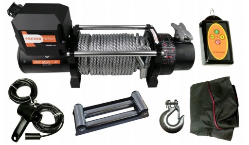 Wyciągarka 12000LBS 12V 5,5T PRESCO 5450kg