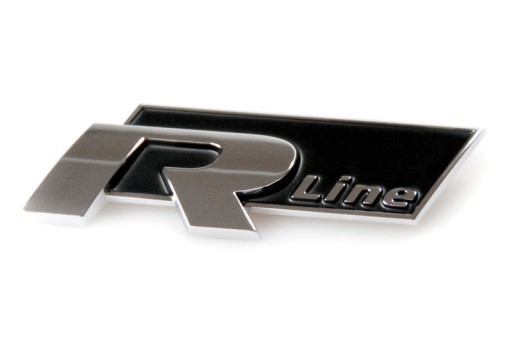 VW R-LINE EMBLEMAT ZNACZEK METALOWY NAKLEJKA LOGO