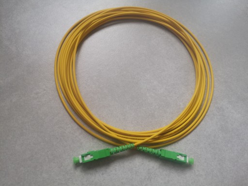Patchcord światłowód SC/APC, simplex, LSZH, 5m