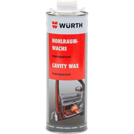 Wosk bezbarwny do profili WURTH Cavity Wax 1L