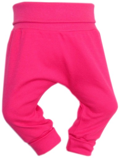 PÓŁŚPIOCHY BEZ STÓP SPODNIE BAGGY 68 MAGENTA /28/