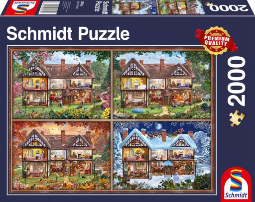 Schmidt PQ Puzzle 2000 el Dom na cztery pory roku