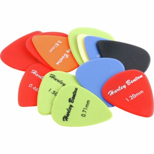 ZESTAW KOSTEK 12 sztuk HARLEY BENTON NYLON PLAYER PICK SET MIXED