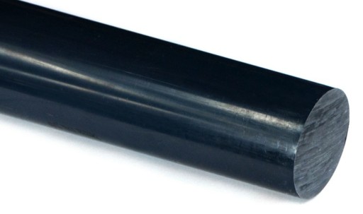 Poliamid PA6-E MoS2 pręt czarny 35mm długość 500mm
