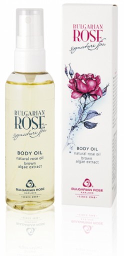 BULGARIAN ROSE KARLOVO OLEJEK DO CIAŁA Z EKSTRAKTEM Z BRĄZOWYCH ALG 100 ML