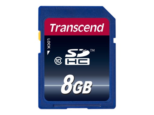TRANSCEND karta pamięci 8 GB SD SDHC CLASS 10