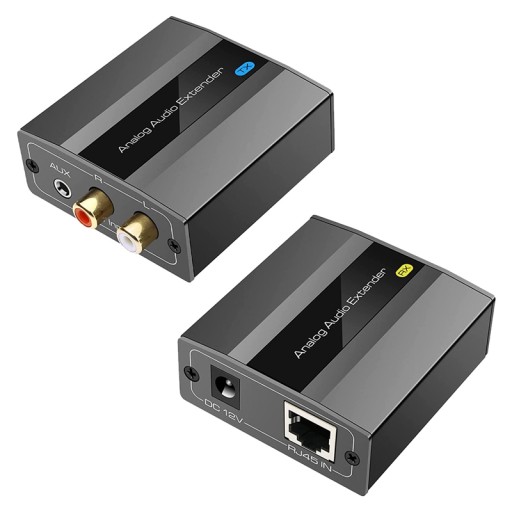 pojedynczy kabel Cat5e/6/7 do 500M konwerter Audio