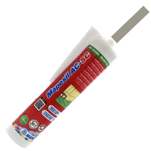 Silikon sanitarny MAPEI 310ml MAPESIL - kolor 115 rzeczny szary