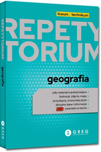 Repetytorium - liceum/technikum - GEOGRAFIA- 2023