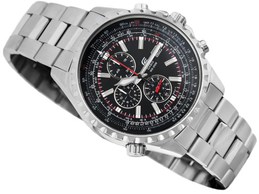 MĘSKI ZEGAREK CASIO EF-527D-1AVEF 100M STOPER DATA