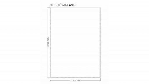 Obwoluta do Ofert A3 U 10 Sztuk WYTRZYMAŁA OKAZJA!