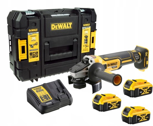 SZLIFIERKA KĄTOWA AKUMULATOROWA 18V 3x5.0AH DEWALT