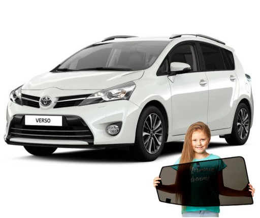 ZASŁONKI NA MAGNESACH TOYOTA VERSO 2009-2018