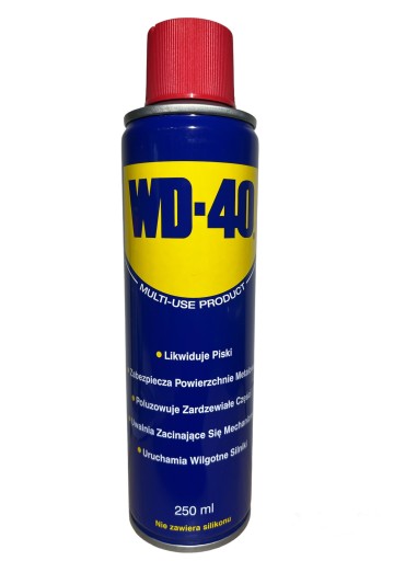 WD-40 PREPARAT WIELOFUNKCYJNY ODRDZEWIACZ PENETRATOR SMAR SPRAY 250 ML
