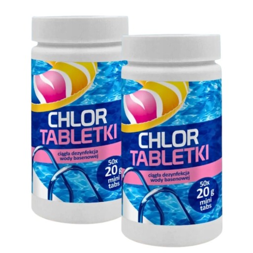 Zestaw GAMIX 2 x Chlor Szok Tabletki | Chlor do basenu | Najwyższa jakość