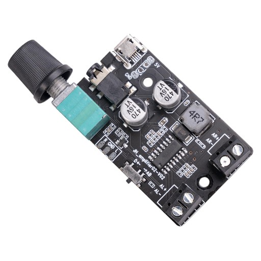 Płytka cyfrowego wzmacniacza audio z kablem audio 3,5 mm Mini Audio Amplify