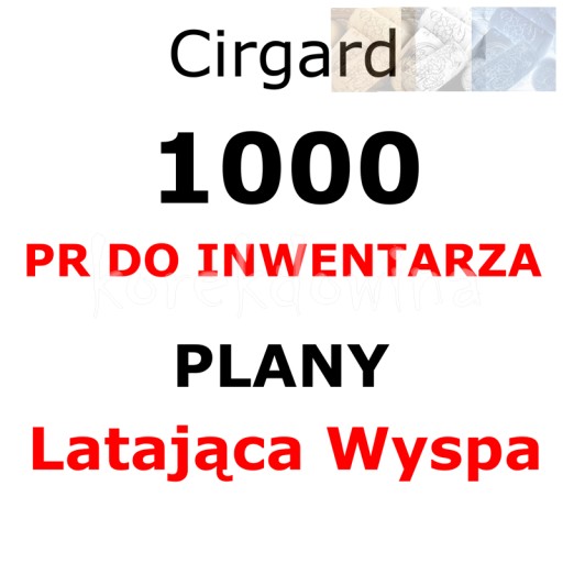 C 1000PR + PLANY LATAJĄCA WYSPA Cirgard FOE FORGE OF EMPIRES