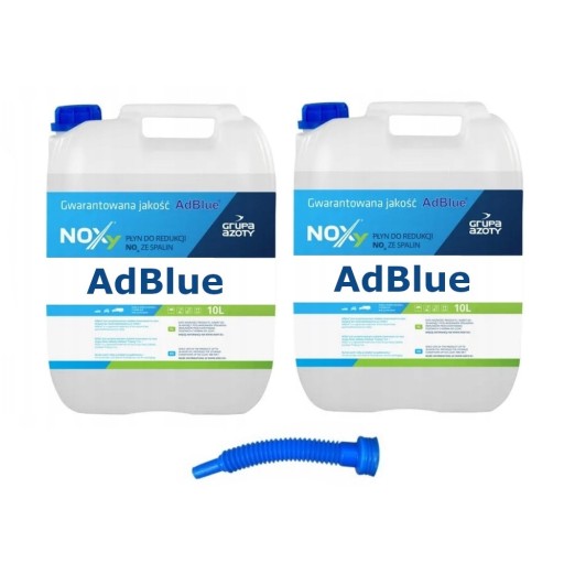 SONAX A00B7A DODATEK DO DIESLA ADBLUE 10L NOXY Z LEJKIEM- REDUKUJE SZKOD