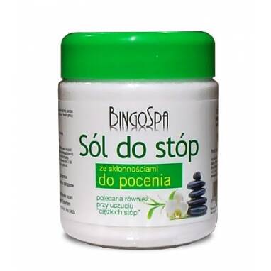 BINGOSPA Sól do stóp przeciw poceniu 550g
