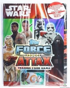 STAR WARS KLASER NA KARTY ALBUM TOPPS FORCE ATTAX