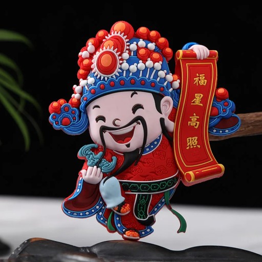 Peking Opera Masks Creative Three-Dimensional Characters Refrigerator Stick