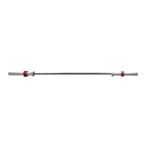 Gryf olimpijski prosty gładki 20 kg 220 cm + 2 zaciski HMS GO700