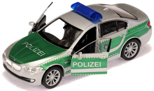 WELLY METALOWE AUTO SAMOCHÓD BMW 535i POLICJA