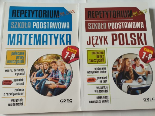 REPETYTORIA PODSTAWOWA 7-8 J. Polski Matematyka x2