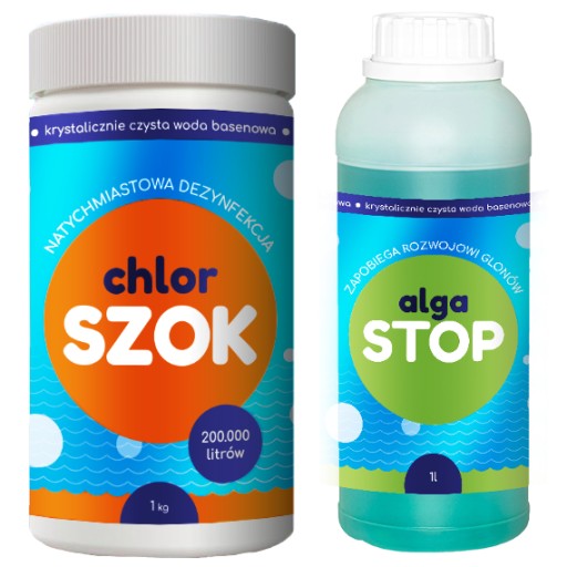 CHLOR SZOK + ALGA STOP Fast Blue Professional