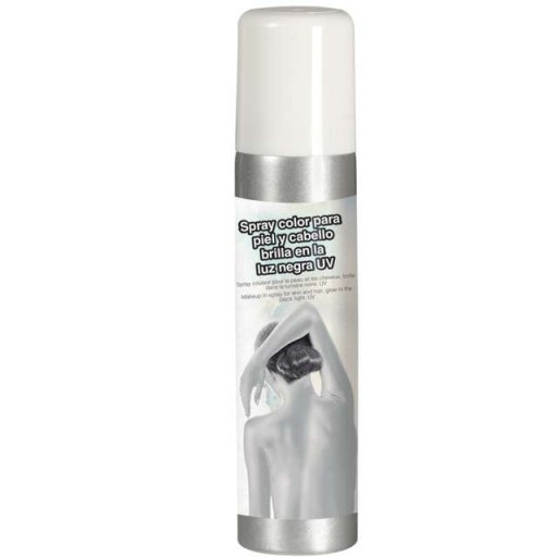 SPRAY DO WŁOSÓW biały LAKIER do ciała 75 ml